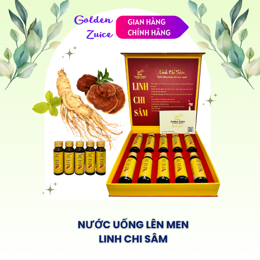 Nước uống lên men Linh chi sâm