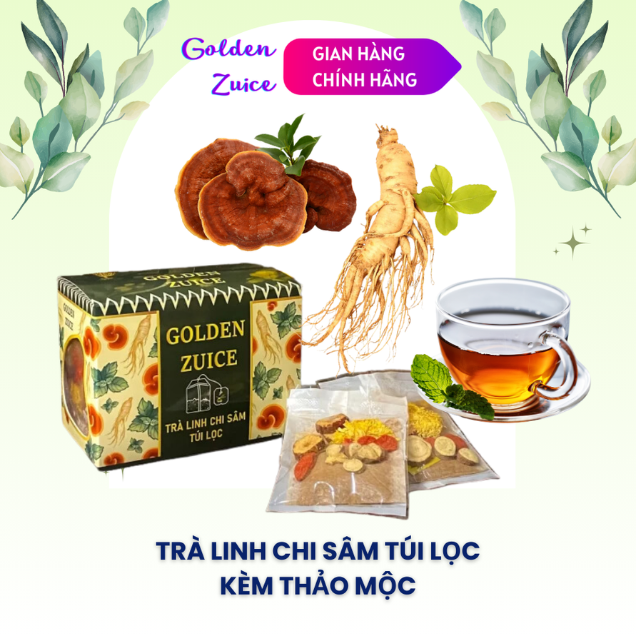 Trà linh chi sâm thảo mộc