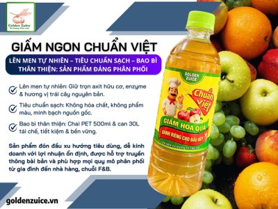 Lên men tự nhiên – Tiêu chuẩn sạch – Bao bì thân thiện: Sản phẩm đáng phân phối trong thời đại “sống xanh”