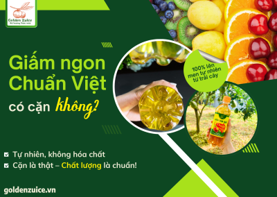 🫧 Tại sao trong chai giấm lại có cặn? – Dấu hiệu của giấm thật, giấm lên men tự nhiên Chuẩn Việt