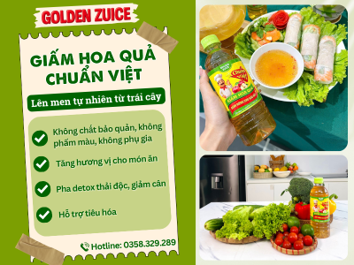 Giấm Hoa Quả Chuẩn Việt – Lên Men Tự Nhiên Từ Trái Cây Tươi