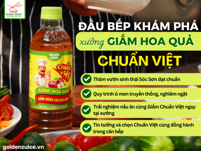 🌿 Hành Trình Khám Phá Giấm Hoa Quả Chuẩn Việt Cùng Đầu Bếp Thăng