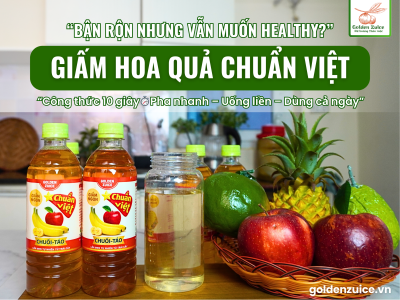 3 CÁCH PHA GIẤM HOA QUẢ CHUẨN VIỆT NHANH CHO NGƯỜI BẬN RỘN – TIẾT KIỆM THỜI GIAN 🍋⏱️