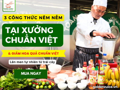 👨‍🍳 3 Công Thức Nêm Nếm Chuẩn Đầu Bếp Với Giấm Hoa Quả Chuẩn Việt