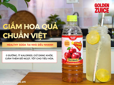 Giấm Uống Ngon Như Soda Trái Cây – Nhưng Lành Mạnh Hơn 10 Lần!