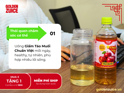 🍏 2 LỐI SỐNG – 1 CHAI GIẤM TÁO MUỐI CHUẨN VIỆT 🍏