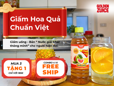 GIẤM UỐNG – “NƯỚC GIẢI KHÁT THÔNG MINH” CHO NGƯỜI HIỆN ĐẠI