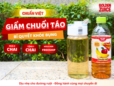 Bí quyết cho chiếc bụng khỏe khi đi du lịch – Giấm Chuối Táo Chuẩn Việt