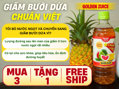 Vì sao tôi bỏ nước ngọt và chuyển sang Giấm Bưởi Dứa Chuẩn Việt?