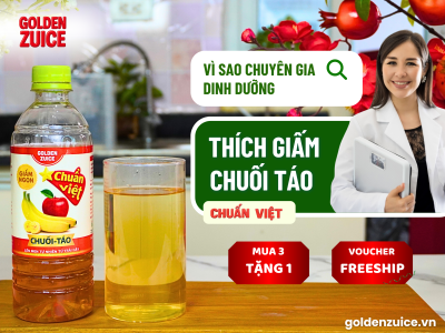 Vì sao chuyên gia dinh dưỡng đánh giá cao Giấm Chuối Táo?